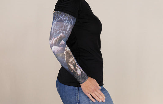 Wolf Song Gradient Compression Arm Sleeve