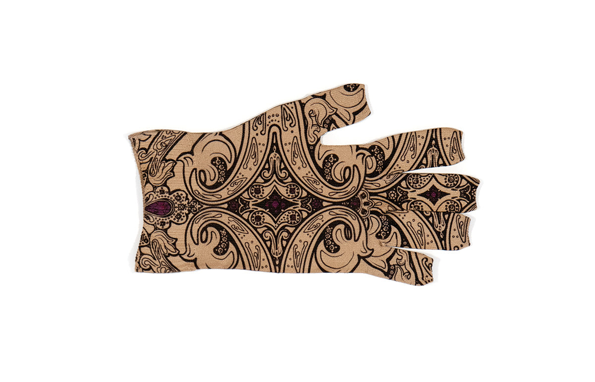 Audrey Beige Gradient Compression Glove