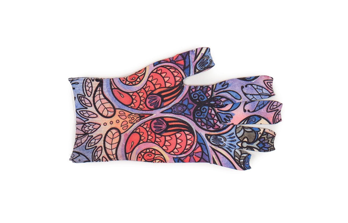 Birds of Paradise Gradient Compression Glove - LympheDIVAs