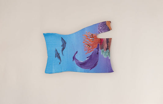 Dolphins Gradient Compression Gauntlet - LympheDIVAs