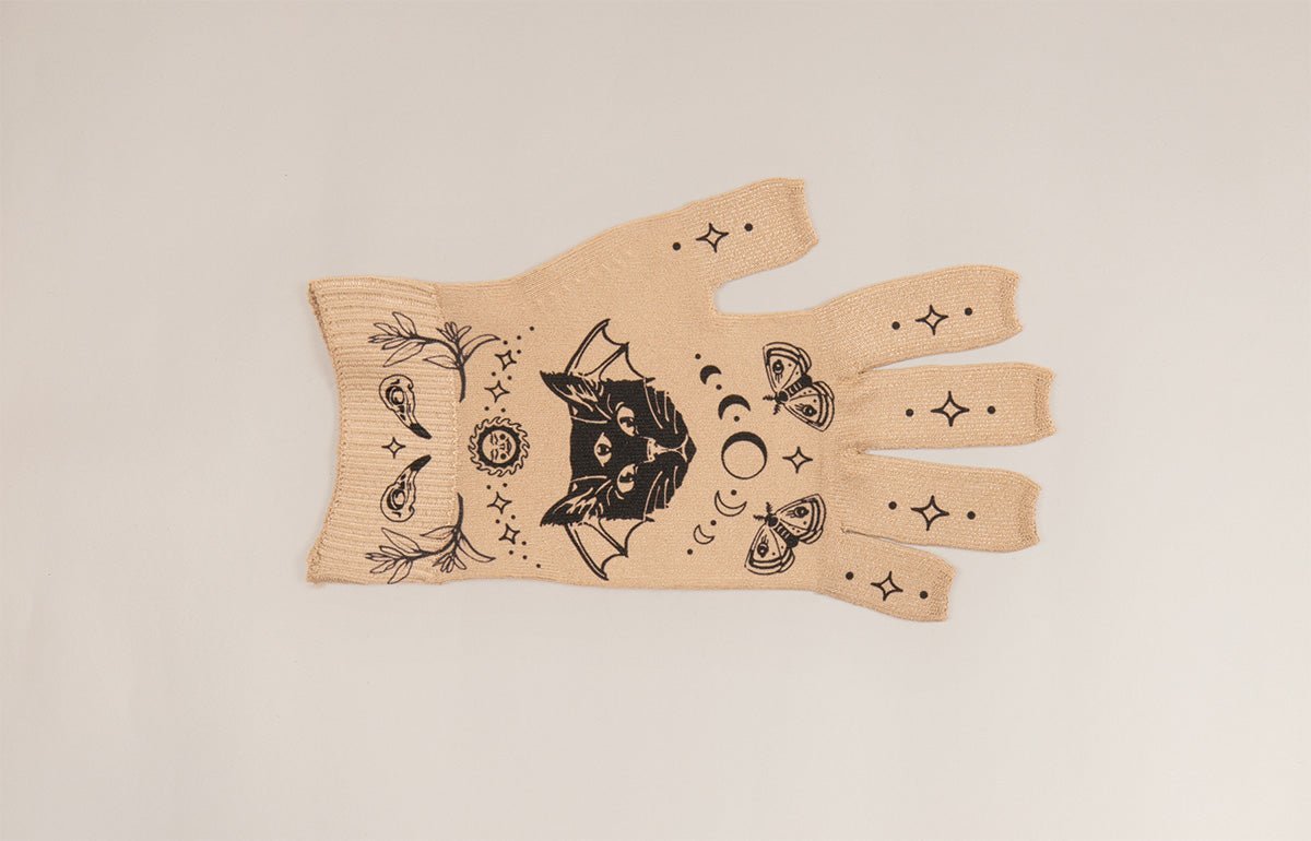 Oddities Beige Gradient Compression Glove - LympheDIVAs