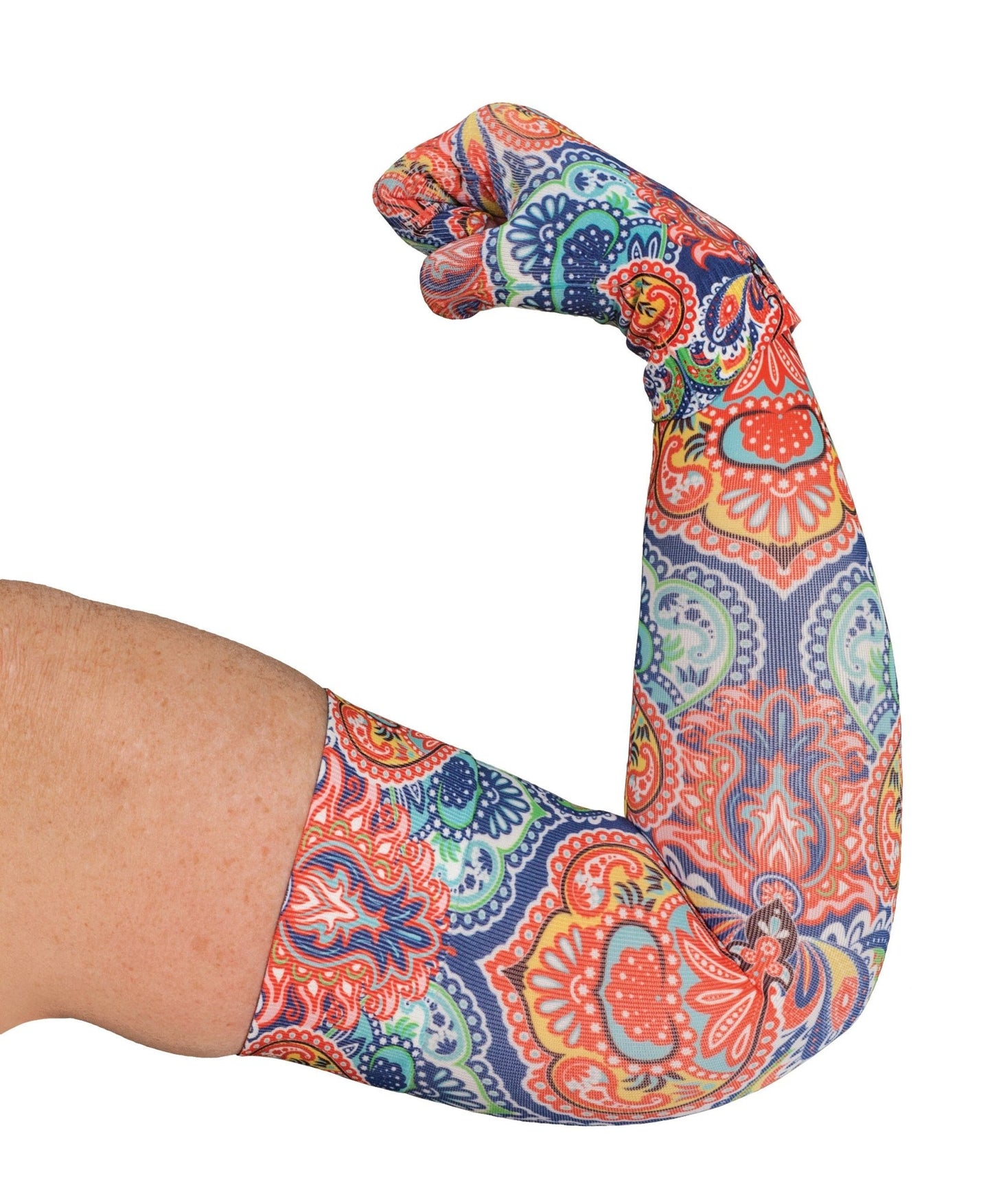 Oops Rack: Festival Gradient Compression Arm Sleeve - LympheDIVAs