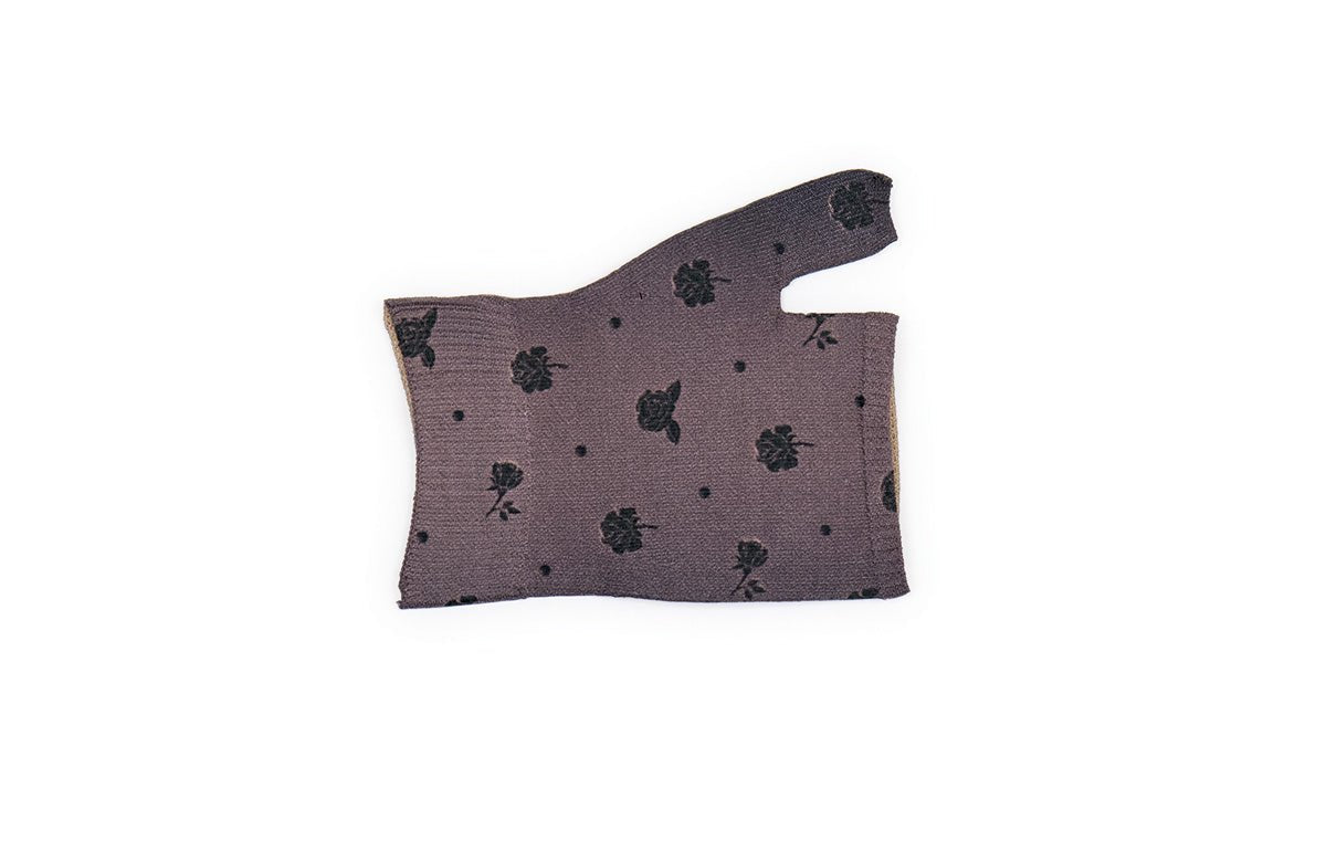Oops Rack: Rose Noir Beige Gradient Compression Gauntlet - LympheDIVAs