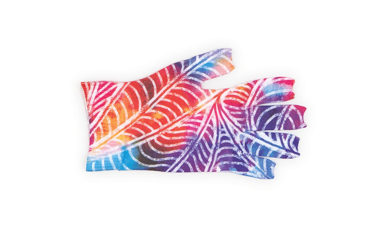 Psychedelic Gradient Compression Glove - LympheDIVAs