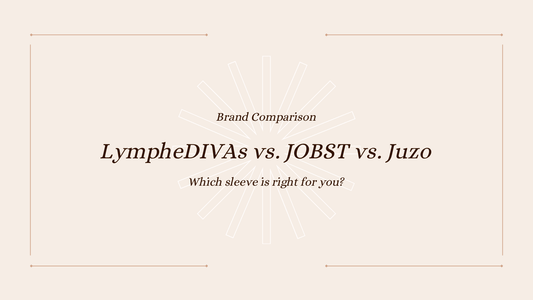 LympheDIVAs vs. JOBST vs. Juzo: Which Compression Sleeve Is Right for You? - LympheDIVAs