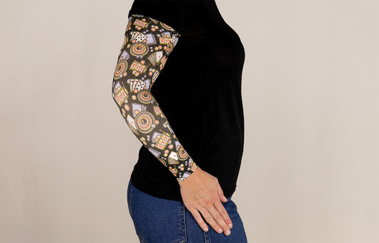 Vegas Gradient Compression Arm Sleeve