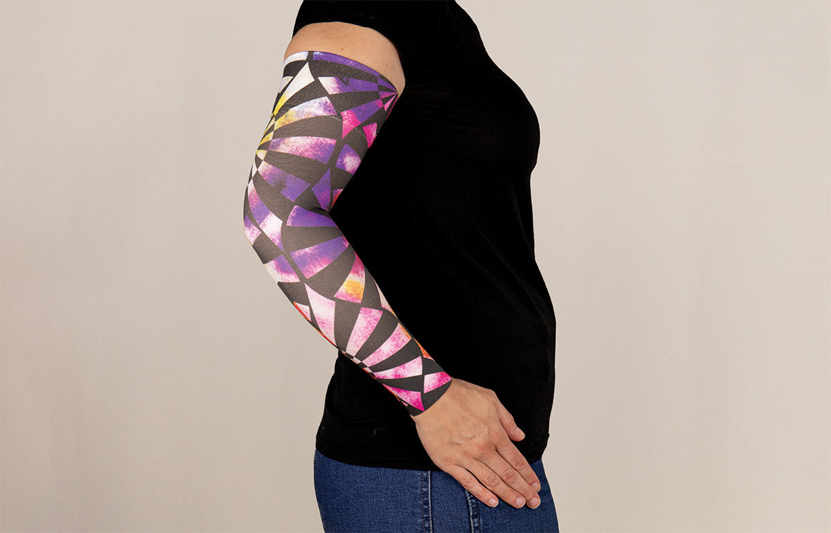 Vision Gradient Compression Arm Sleeve