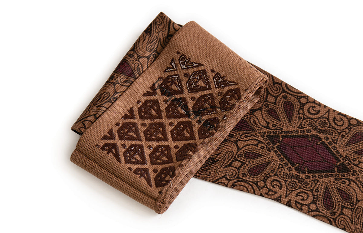 Audrey Mocha Gradient Compression Arm Sleeve