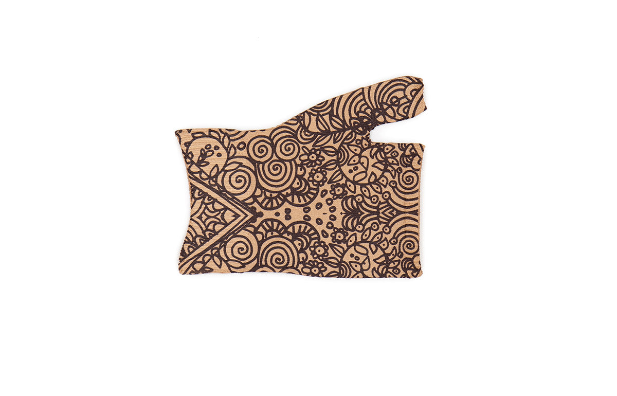 Beauty-Full Beige Gradient Compression Gauntlet