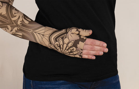 Gatsby Beige Gradient Compression Gauntlet