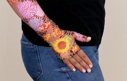 Pumpkin Spice Gradient Compression Gauntlet