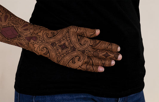 Audrey Mocha Gradient Compression Glove