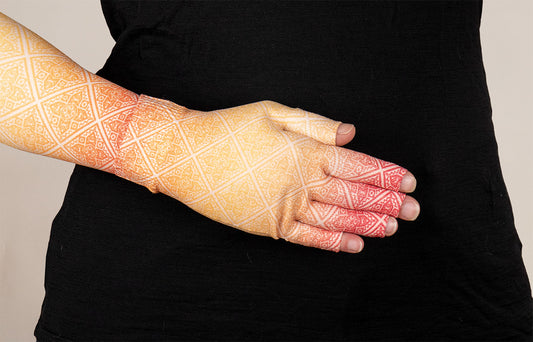Sunrise Gradient Compression Glove