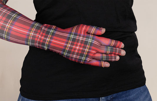 Tartan Gradient Compression Glove
