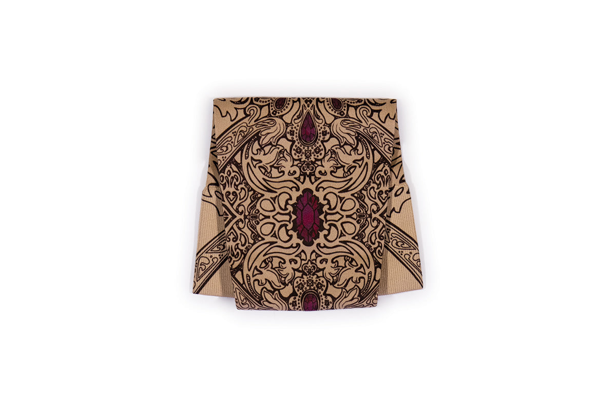 Audrey Beige Gradient Compression Arm Sleeve