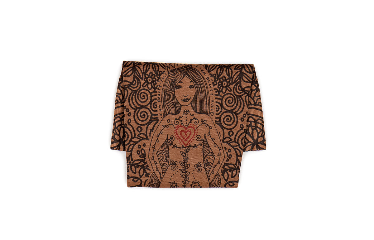 Beauty-Full Mocha Gradient Compression Arm Sleeve