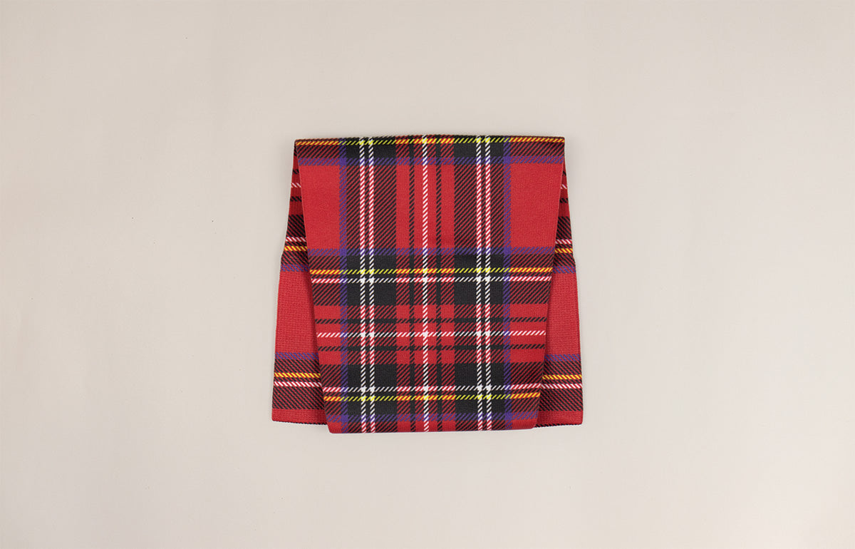 Tartan Gradient Compression Arm Sleeve