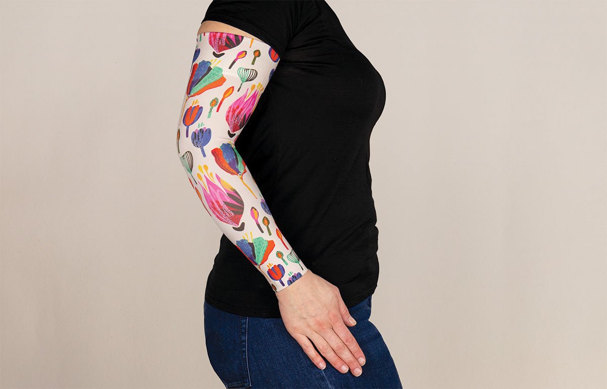 Abbie Gradient Compression Arm Sleeve - LympheDIVAs
