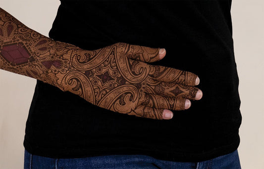 Audrey Mocha Gradient Compression Glove - LympheDIVAs