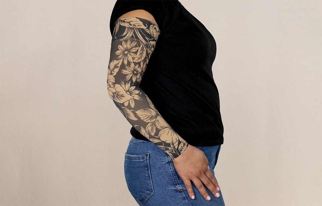 Gradient Compression Arm Sleeve Each Medical Grade Compression Arm Sleeves – LympheDIVAs