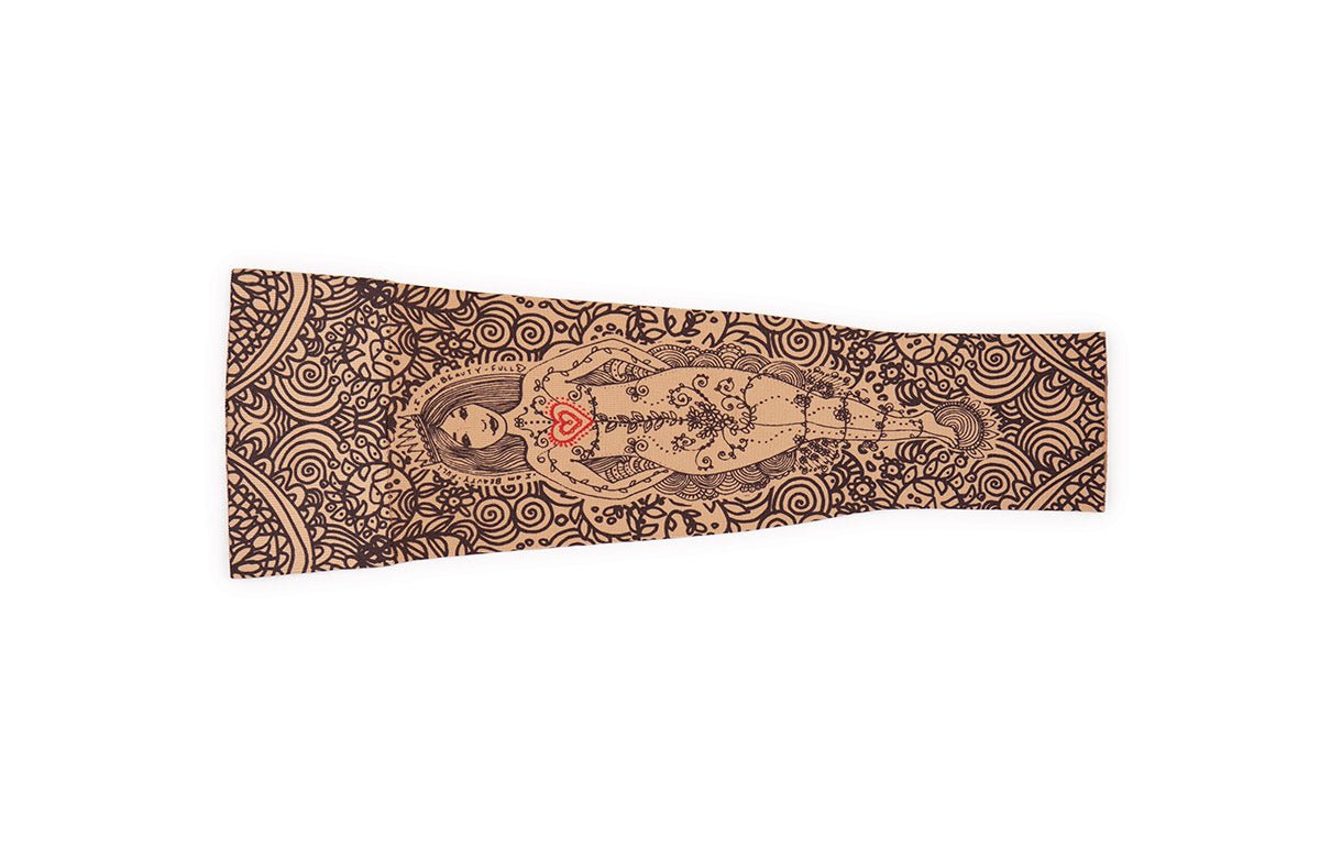 Beauty - Full Beige Gradient Compression Arm Sleeve - LympheDIVAs