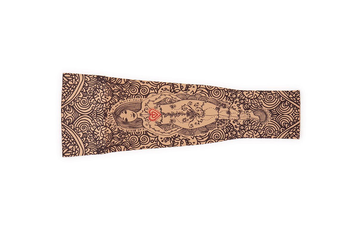 Beauty-Full Beige Gradient Compression Arm Sleeve - LympheDIVAs