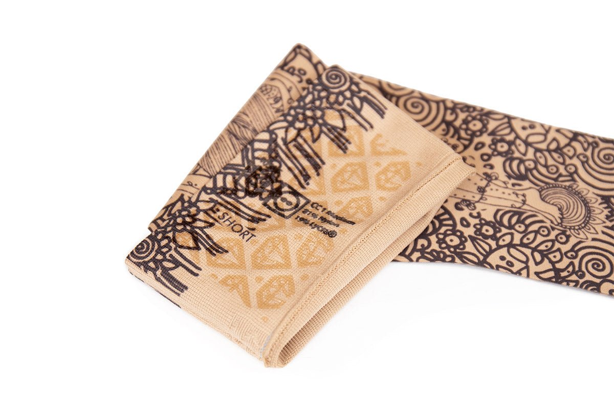 Beauty - Full Beige Gradient Compression Arm Sleeve - LympheDIVAs