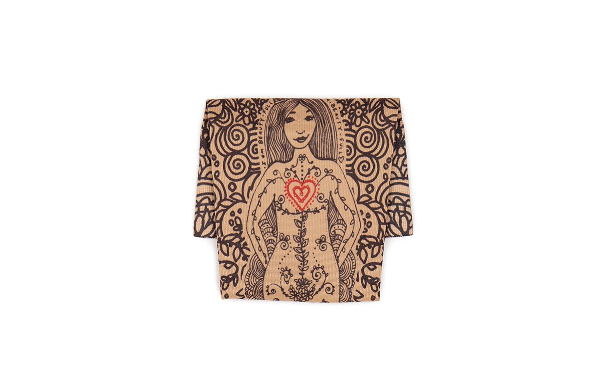 Beauty - Full Beige Gradient Compression Arm Sleeve - LympheDIVAs