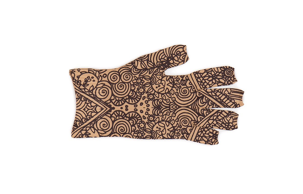 Beauty-Full Beige Gradient Compression Glove - LympheDIVAs