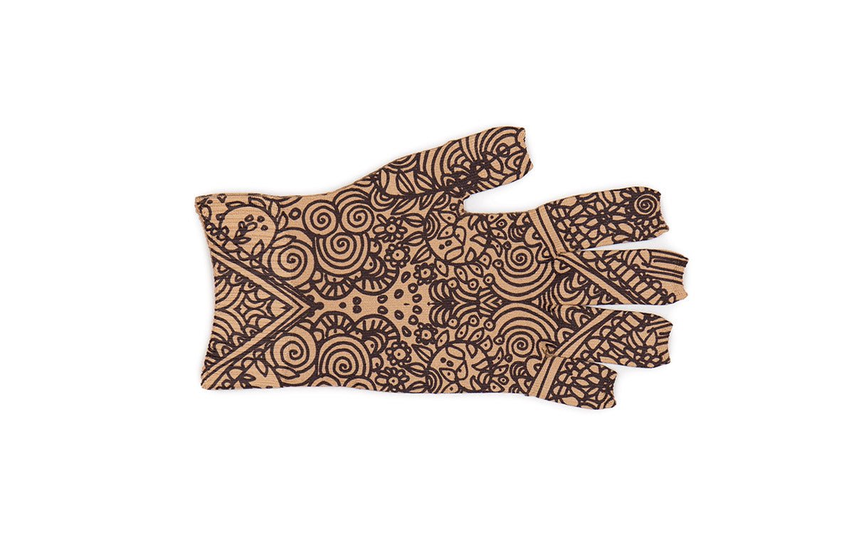 Beauty - Full Beige Gradient Compression Glove - LympheDIVAs