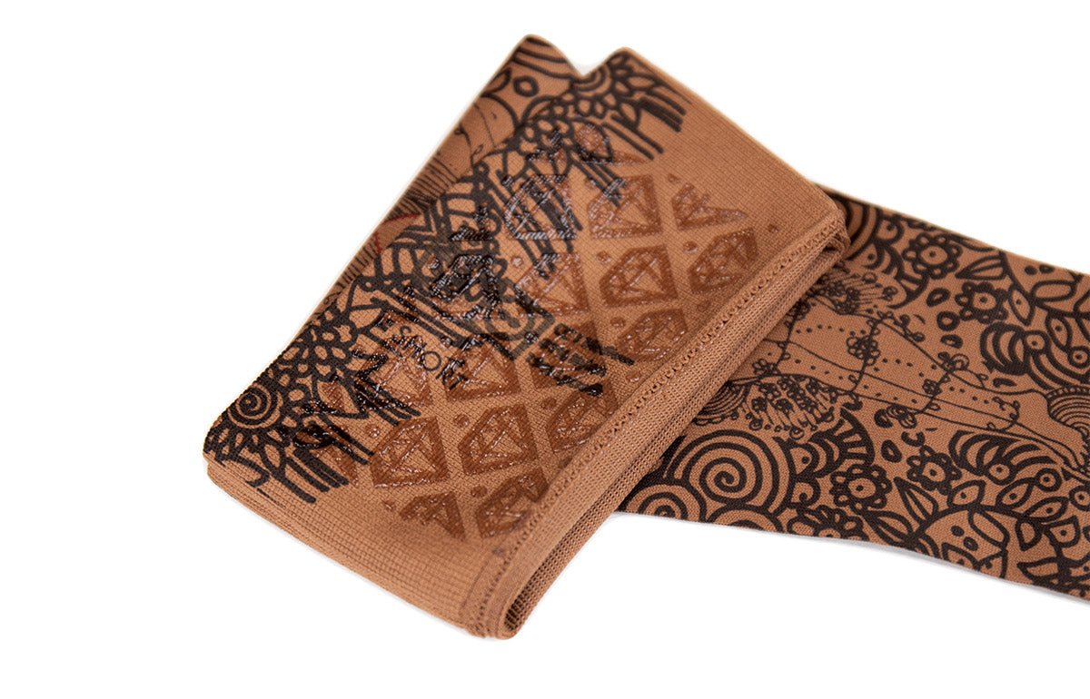 Beauty - Full Mocha Gradient Compression Arm Sleeve - LympheDIVAs