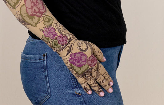 Begonia Gradient Compression Glove - LympheDIVAs