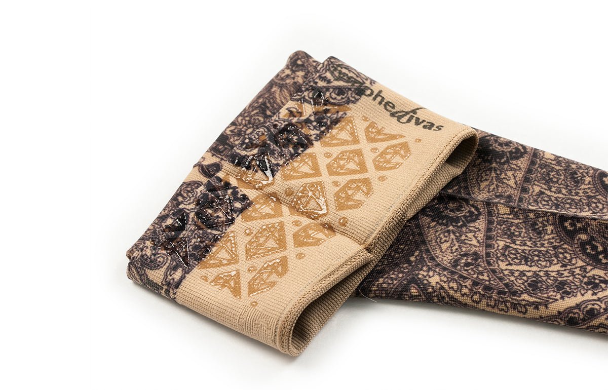 Gradient Compression Arm Sleeve Each Black Paisley Compression Sleeve - Medical Grade – LympheDIVAs