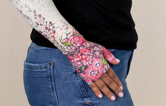 Bloomin Betty Light Gradient Compression Gauntlet - LympheDIVAs