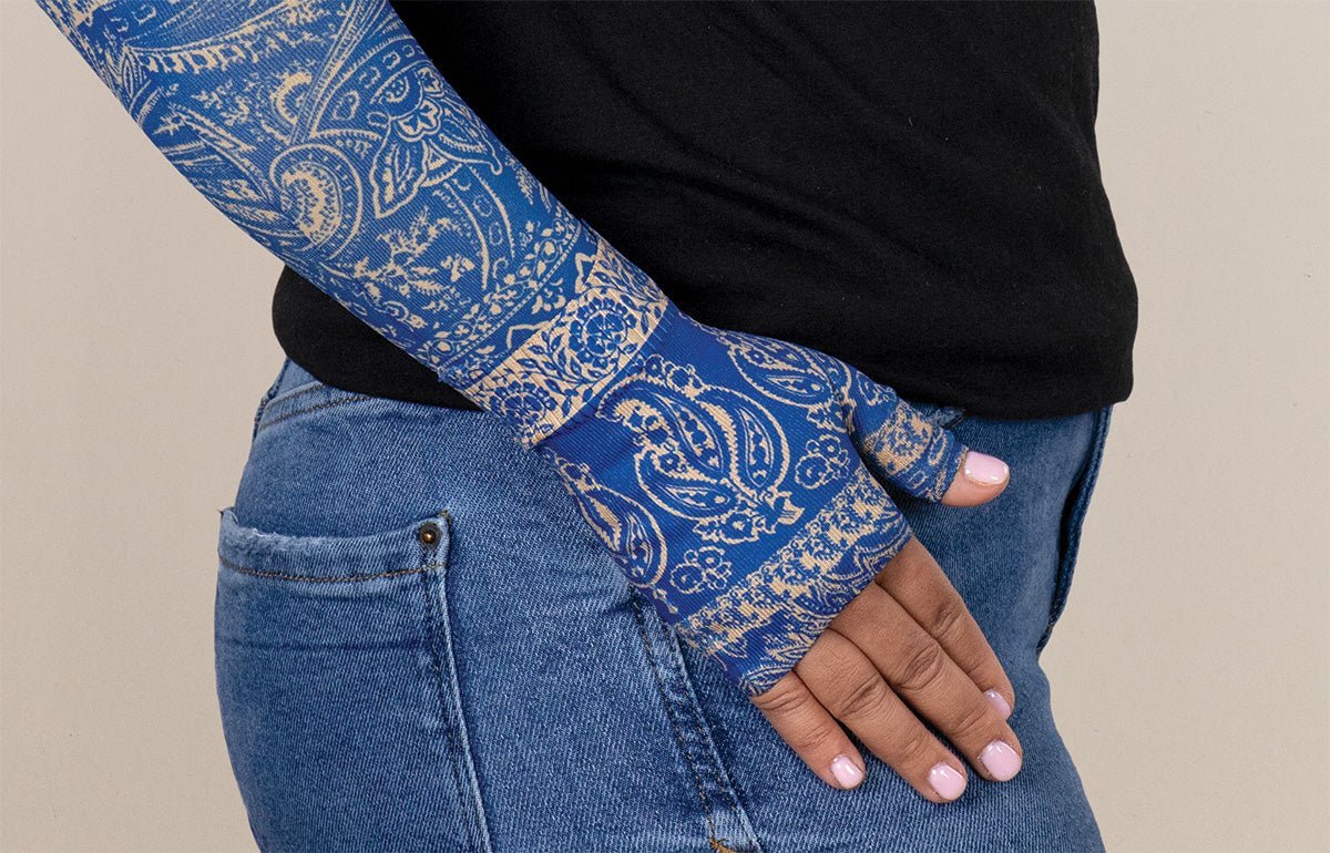 Blue Bandit Gradient Compression Gauntlet - LympheDIVAs