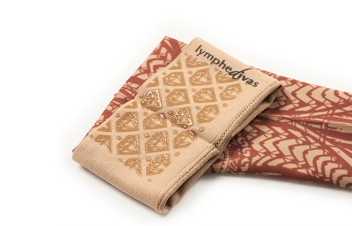 Bodhi Beige Gradient Compression Arm Sleeve - LympheDIVAs