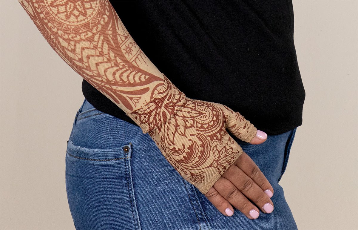 Bodhi Beige Gradient Compression Gauntlet - LympheDIVAs