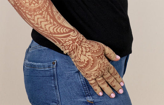 Bodhi Beige Gradient Compression Glove - LympheDIVAs
