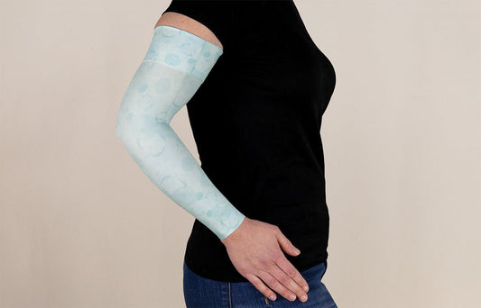 Bubbles Gradient Compression Arm Sleeve - LympheDIVAs
