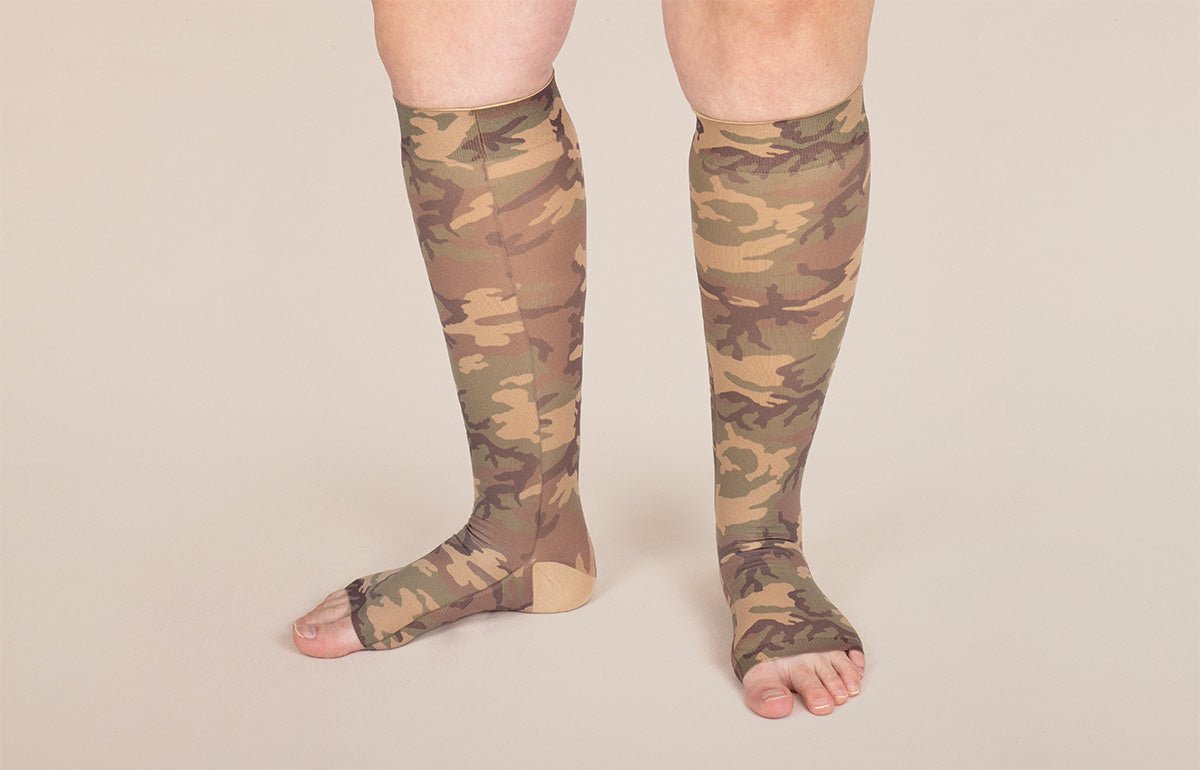 Camo Gradient Compression Socks - LympheDIVAs