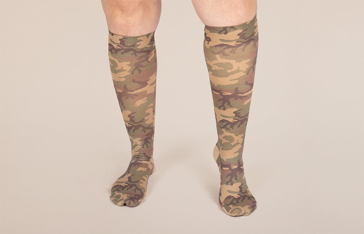 Camo Gradient Compression Socks - LympheDIVAs