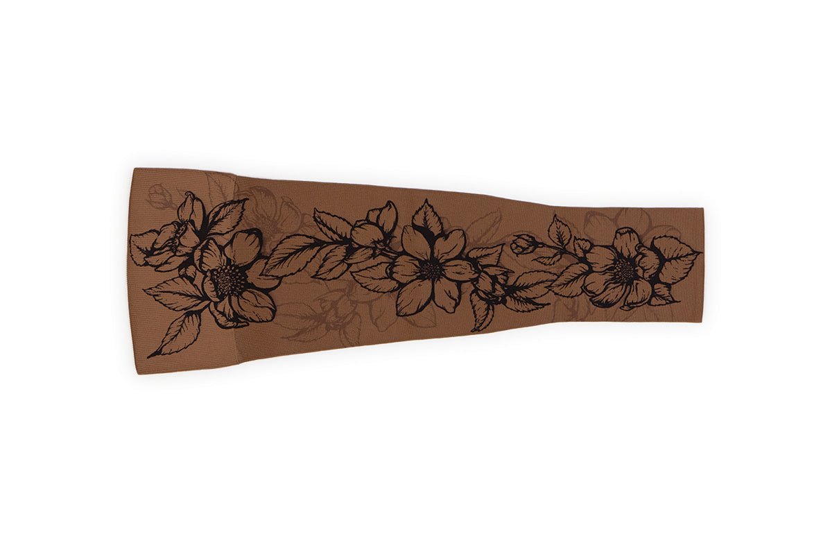 Carolina Mocha Gradient Compression Arm Sleeve - LympheDIVAs