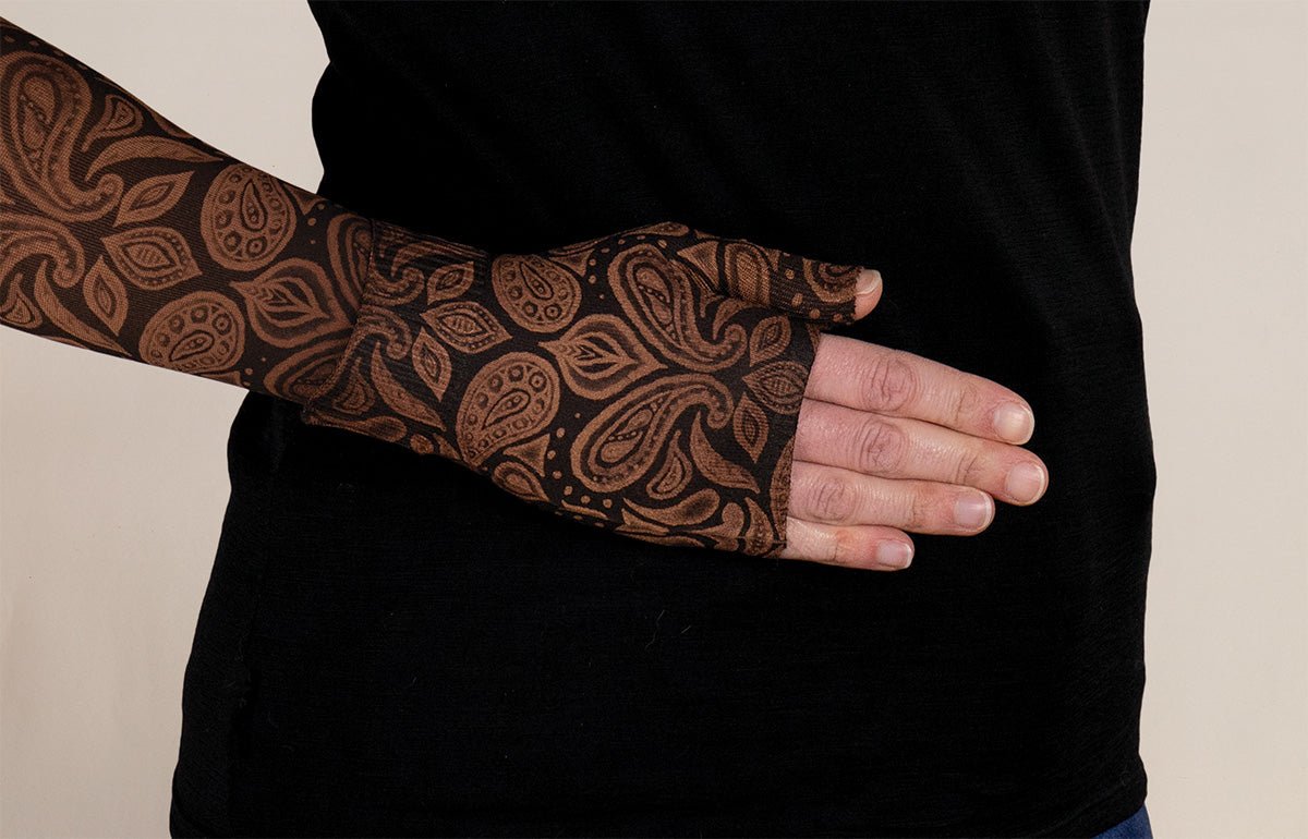 Casbah Mocha Gradient Compression Gauntlet - LympheDIVAs
