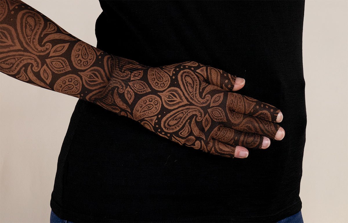 Casbah Mocha Gradient Compression Glove - LympheDIVAs