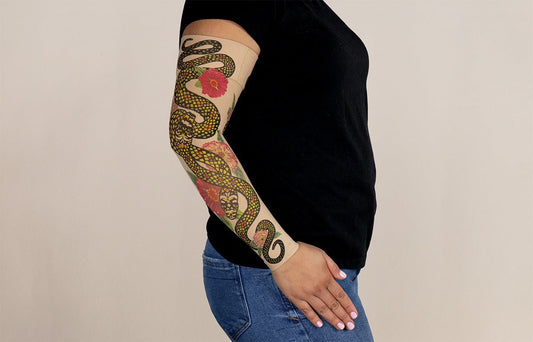 Charm Beige Gradient Compression Arm Sleeve - LympheDIVAs