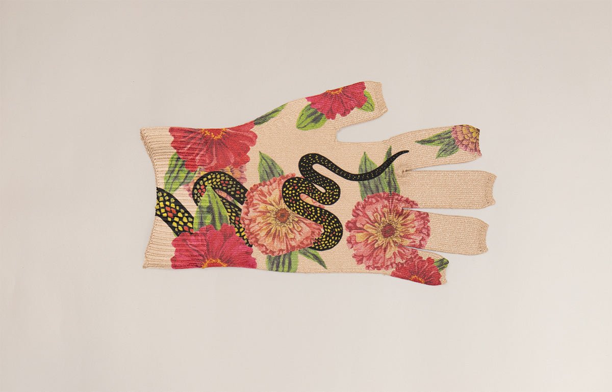 Charm Beige Gradient Compression Glove - LympheDIVAs