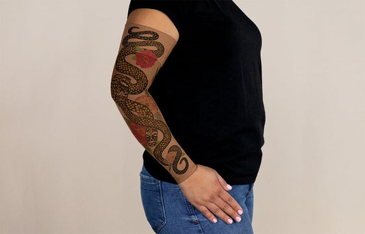 Charm Mocha Gradient Compression Arm Sleeve - LympheDIVAs