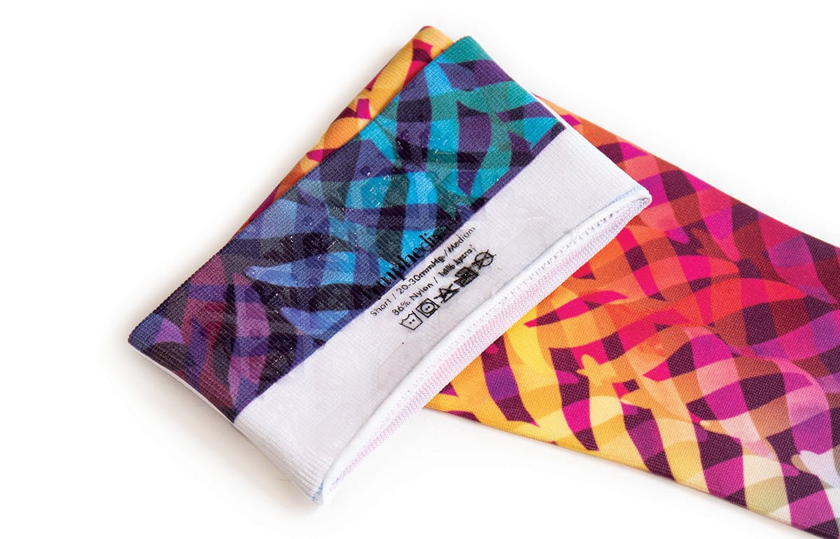 Gradient Compression Arm Sleeve Each Chroma Compression Arm Sleeve - Medical Grade – LympheDIVAs