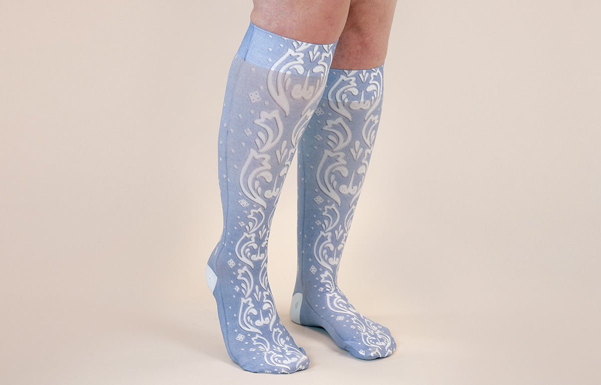 Claire LONG Gradient Compression Socks - LympheDIVAs