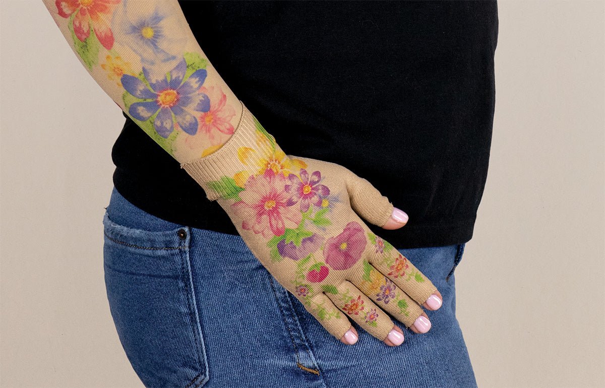 Dahlia Gradient Compression Glove - LympheDIVAs